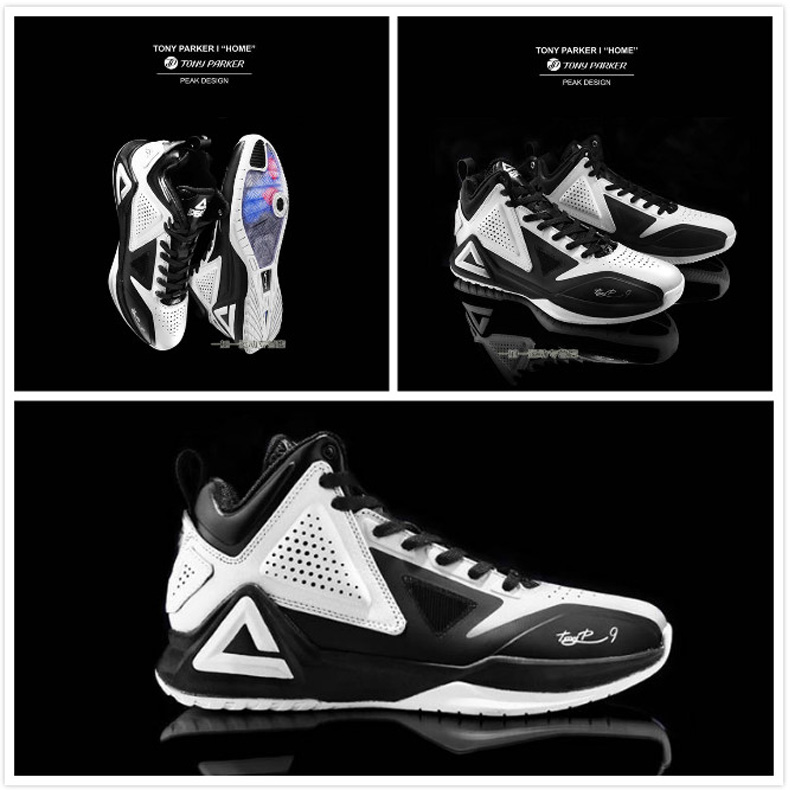 Giày bóng rổ thế hệ đỉnh / Parker nam mới TP9 chữ ký giày thể thao cỡ lớn E34323A - Giày bóng rổ