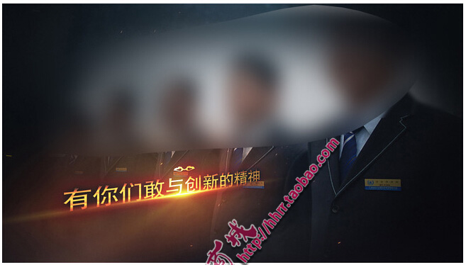 企业宣传片片头 周年庆年会颁奖晚会AE片头 震撼火焰燃烧效果素材