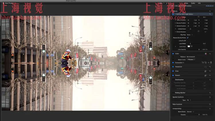FCPX插件 Split View 图像镜像拆分效果 for Final Cut Pro X