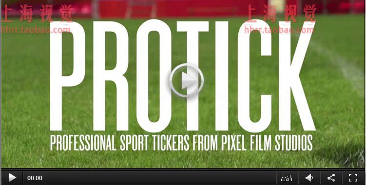 FCPX插件 ProTick 体育类字幕条版 for Final Cut Pro X