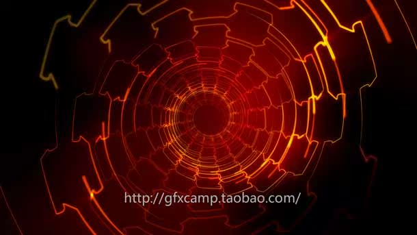 VideoHive虚拟高科技线条通魔术LED大屏幕VJ视频素材