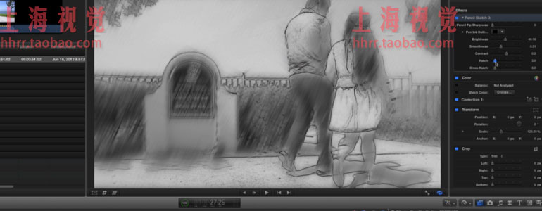 FCPX插件 ProTrace v1 艺术绘画效果 for Final Cut Pro X