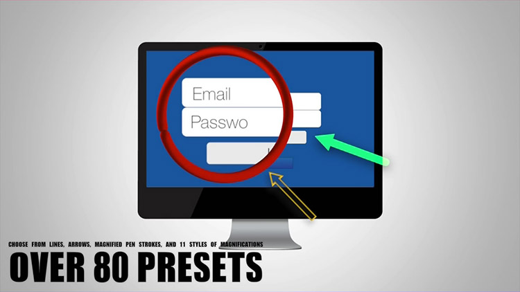 FCPX插件 PROPEN笔工具/标记/记号/笔线条/箭头/放大镜