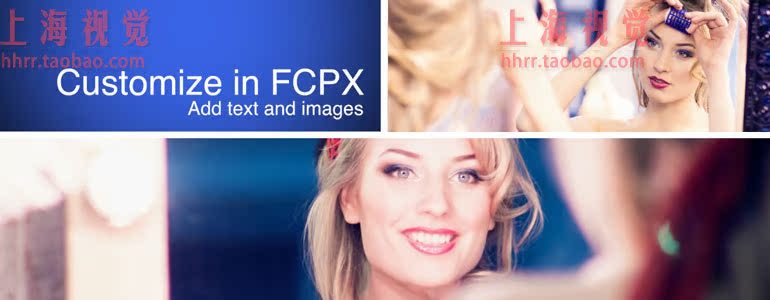 FCPX转场插件：个性动感分屏动画展示转场插件 TranSlice