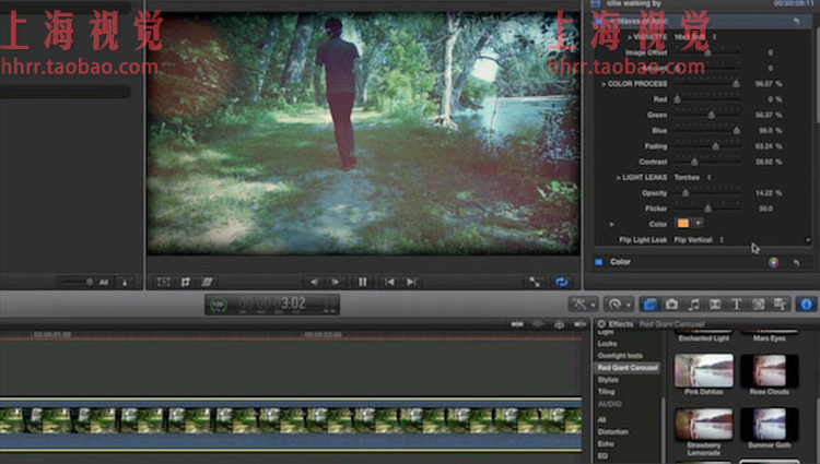 FCPX插件 Red Giant Carousel 温馨怀旧复古老式相机效果插件