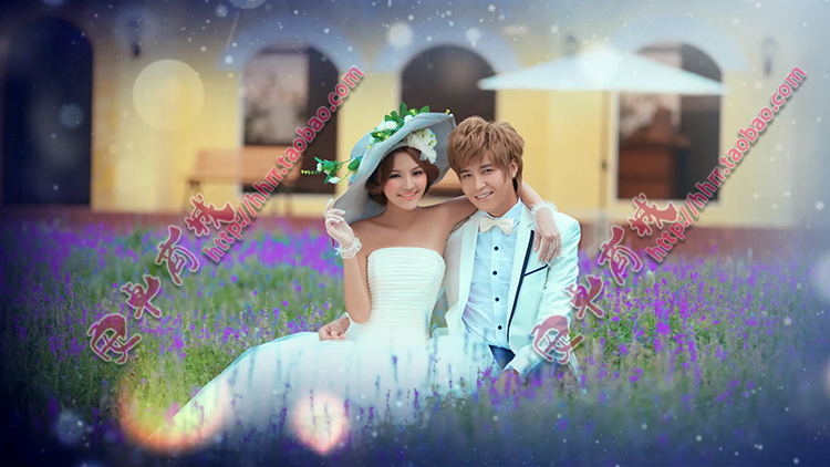 梦幻水晶爱情ED6高端婚礼片头模板 微电影MV开场预告EDIUS模板