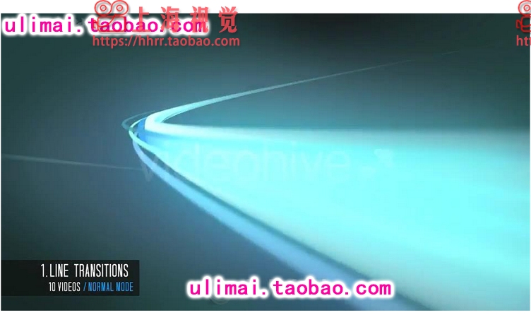 50个粒子光效线条信号损坏1080P高清AE PR Edius剪辑转场视频素材