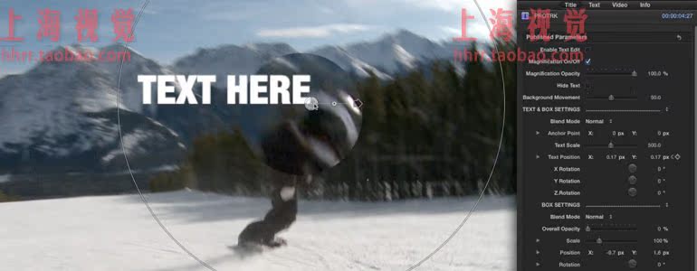 FCPX插件 ProTRK 文字跟踪助手 for Final Cut Pro X