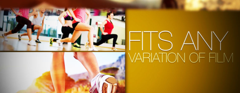 FCPX 转场插件：74组画面推动中间展示画面文字转场 TRANSALLAX