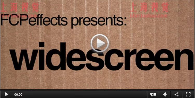 FCPX插件 Widescreen 宽屏幕效果 for Final Cut Pro X-天天素材网