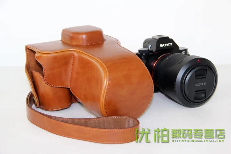 Sony túi máy ảnh A7R3 bao da A7 III a7 A7 7R2 7K S A7R 2 A7m2 II A72 đặc biệt bao da túi máy ảnh trường hợp tháo pin bảo vệ che camera miễn phí - Phụ kiện máy ảnh kỹ thuật số balo crumpler