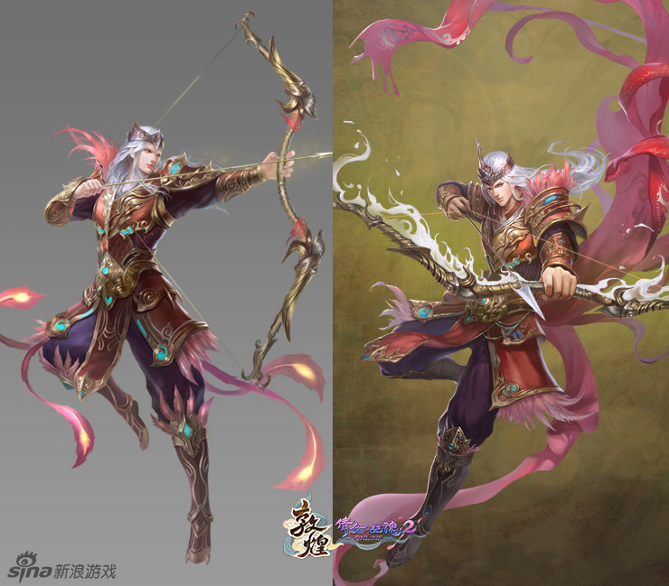 免费弓箭手原画