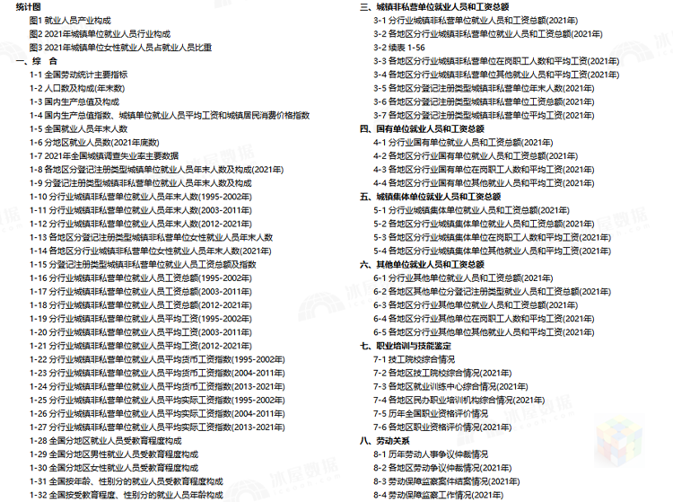 N1130-【更新2022】中国劳动统计年鉴 1989-2022年 原件PDF+Excel表格 附赠面板数据_详情_6