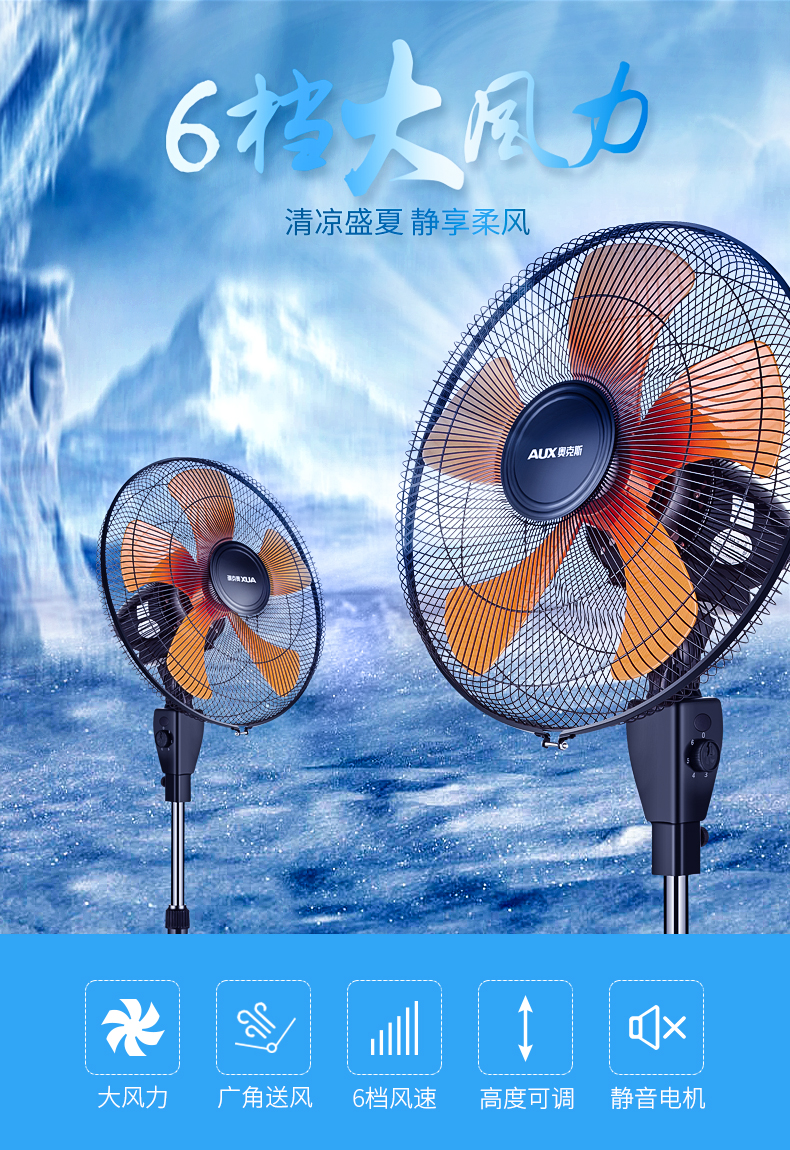 quạt sàn công nghiệp Quạt điện gia dụng công suất lớn quạt gió lớn máy tính để bàn văn phòng công nghiệp quạt sàn 18 inch mạnh mẽ - Quạt điện quạt điều hòa hãng nào tốt