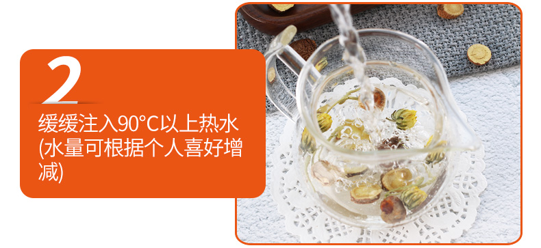 祥有味 胖大海菊花甘草茶 单盒8包 清咽润喉 图9