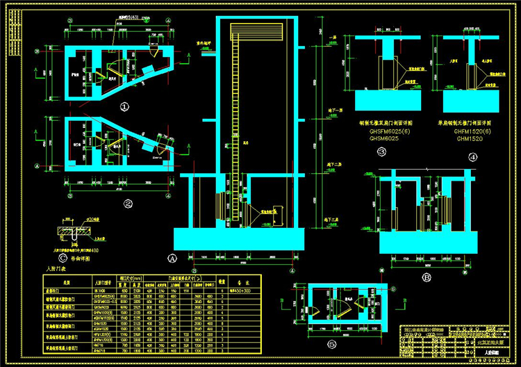 办公楼 建筑CAD图纸/设计院参考方案/施工图/CAD素材资料/1.84GB-17