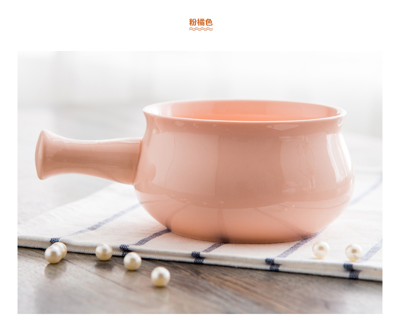 Household color Japanese couples European large ceramic bowl with the bowl mercifully rainbow such as bowl bowl dessert bowl of tableware