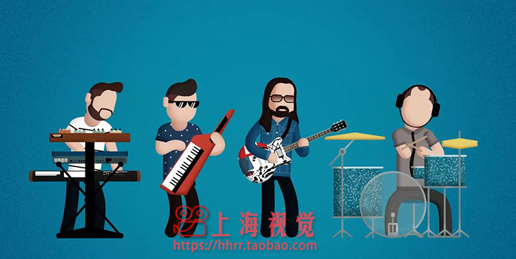 AE教程：扁平化二维卡通角色人物MG动画教程(含工程文件)