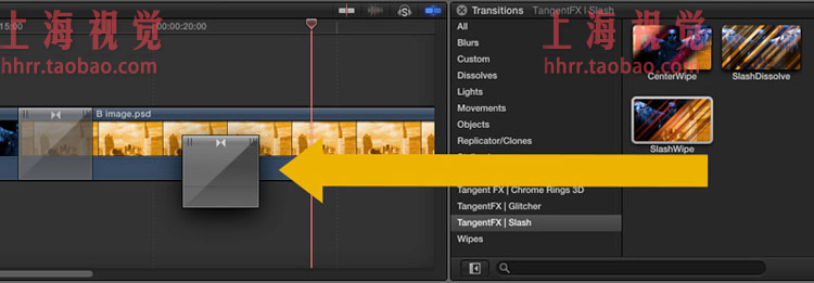 FCPX插件 Slash 彩条过渡转场效果 for Final Cut Pro X