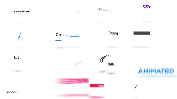 AE模板-250个时尚优雅栏目包装字幕条标题文字排版MG动画