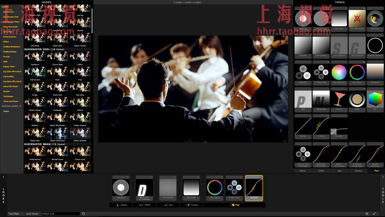 FCPX插件 Looks 3  looks 4  looks 5 专业电影级调色大师工具