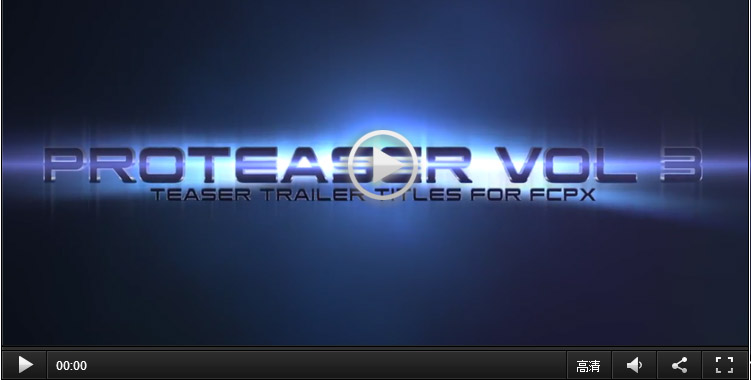 FCPX插件 Proteaser v3预告片过场标题发生器for Final Cut Pro X