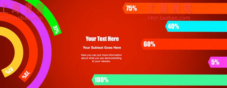 FCPX插件：数据信息报表统计动画PROGRAPH 公司企业数据分析
