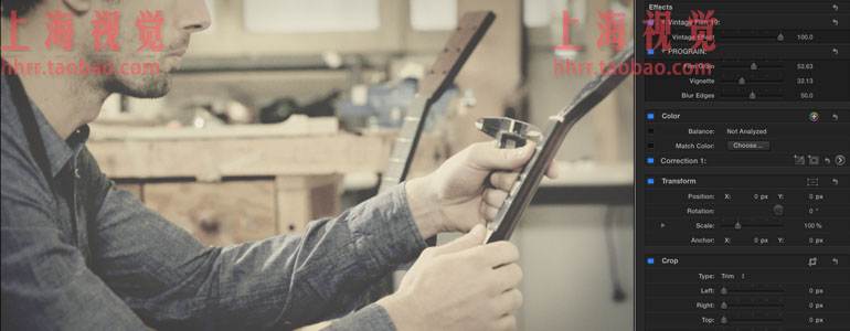 FCPX插件 ProVintage 复古怀旧柔和风格调色 for Final Cut Pro X                  Mac FCPX插件:30组陈旧复古回忆怀旧调色预设 PROVINTAGE