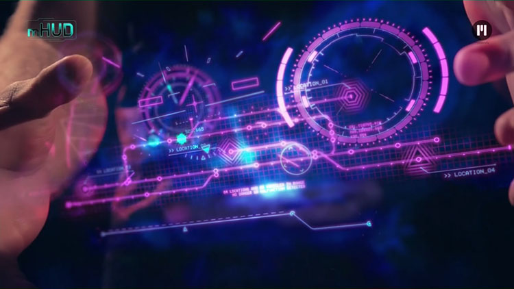 FCPX插件：50种炫酷HUD高科技信息化UI动态元素 mHUD + 视频素材