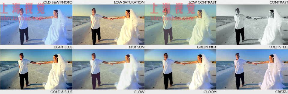 FCPX调色插件：50组清新唯美婚礼调色预设 mLooks Wedding