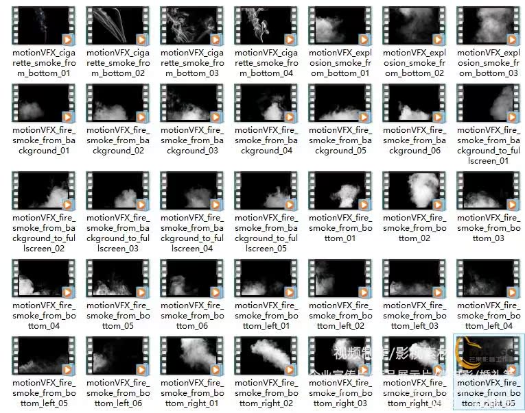 ae/pr/edius/烟雾视频素材2K烟雾云雾大气雾喷出涌出高清视频素材