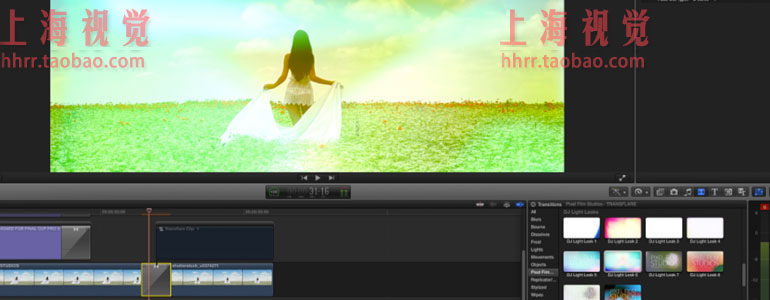 FCPX插件 TransFlare 漏光光斑眩光转场 for Final Cut Pro X