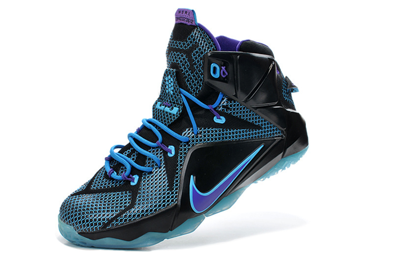 詹姆斯12代篮球鞋lbj12全明星黑人月本能圣诞精英战靴707781 鞋带