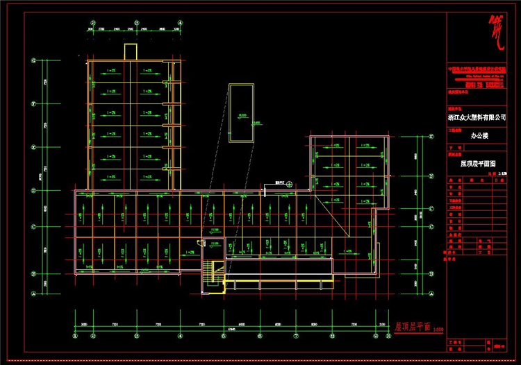 办公楼 建筑CAD图纸/设计院参考方案/施工图/CAD素材资料/1.84GB-14