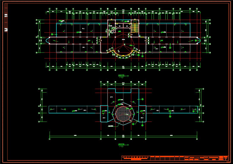 办公楼 建筑CAD图纸/设计院参考方案/施工图/CAD素材资料/1.84GB-9