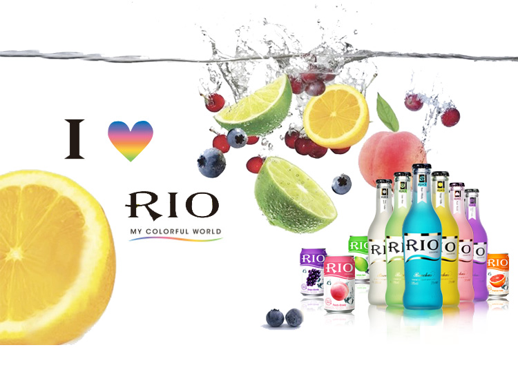 锐澳rio鸡尾酒套餐6瓶装混装伏特加锐欧预调酒果酒275ml 洋酒正品