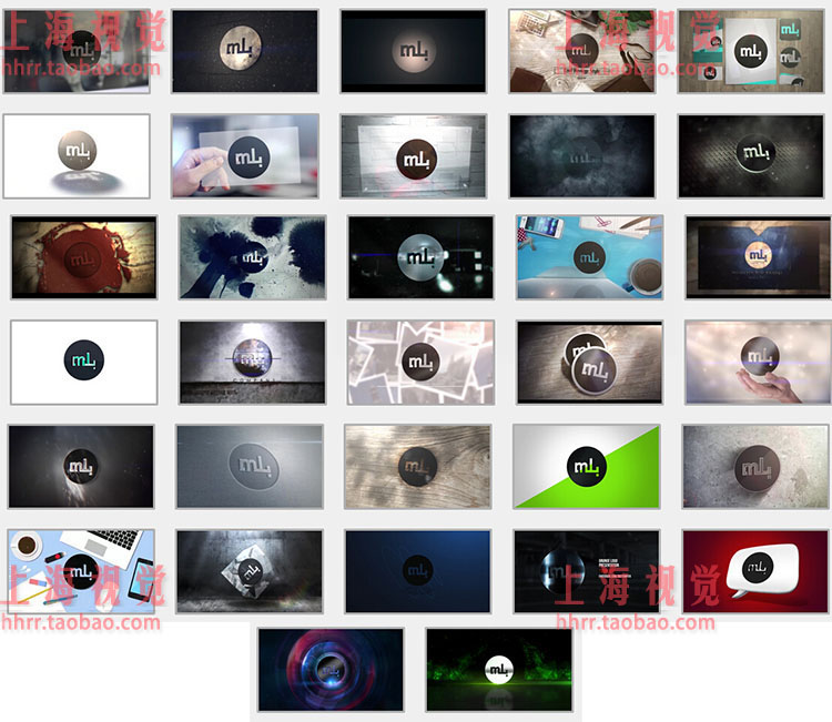 Final Cut Pro X 插件：MotionVFX mLogo 4 标题LOGO动画（32组）