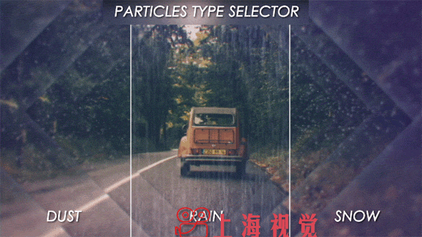 AE模板－自定义图形三维空间视差公司企业旅游图片展示开场