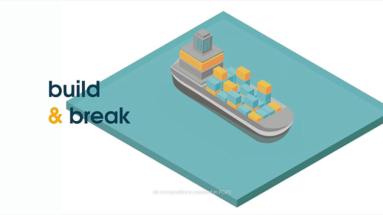 FCPX插件：160种MG动画动作预设插件 mBehavior 2