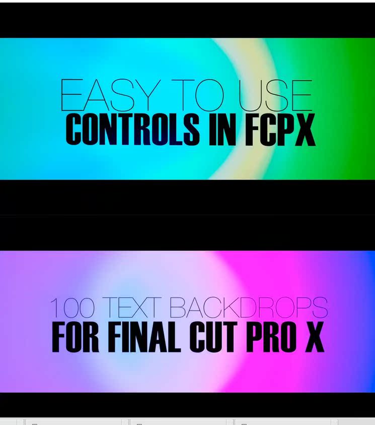 FCPX插件-梦幻朦胧虚化背景光斑粒子文字标题预设 ProDrop 1+4