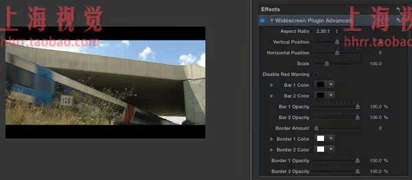 FCPX插件 Widescreen 宽屏幕效果 for Final Cut Pro X