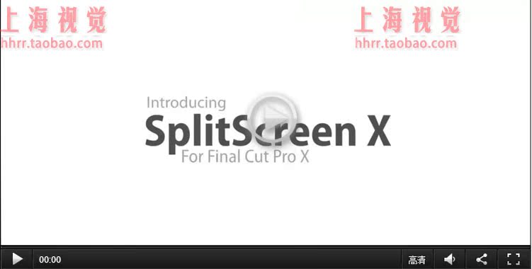 FCPX插件 SplitScreen X 分屏效果38种预置 for Final Cut Pro X