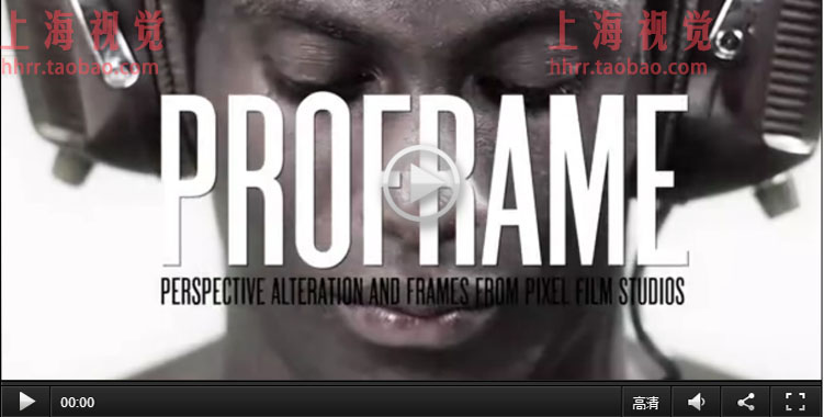 FCPX插件 Proframe 复古花纹边框专业视角的改变和框架插件