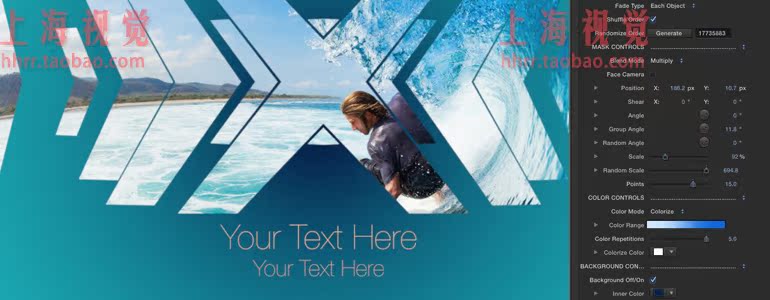 FCPX插件 ProPanel V1 多边形动态遮罩效果 for Final Cut Pro X