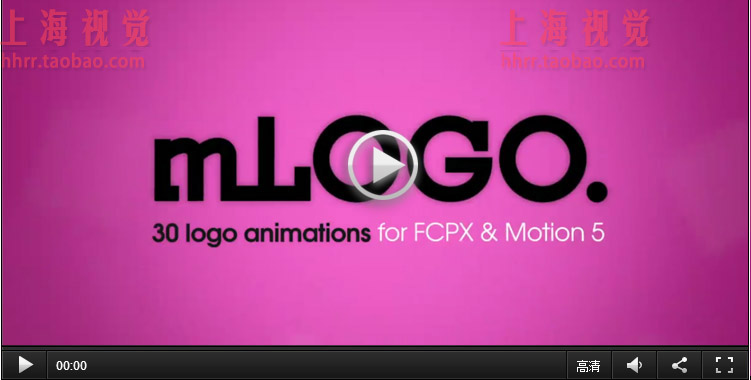 FCPX 插件：MotionVFX mLogo 1+2 标题logo动画（60组）