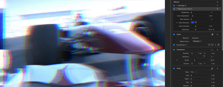 FCPX插件 ProShiver 故障干扰混乱模糊效果 for Final Cut Pro X