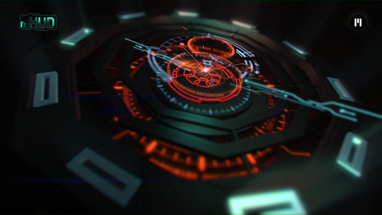 FCPX插件：50种炫酷HUD高科技信息化UI动态元素 mHUD + 视频素材