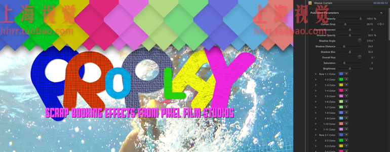 FCPX插件 ProPlay 创建俏皮童趣图案 for Final Cut Pro X