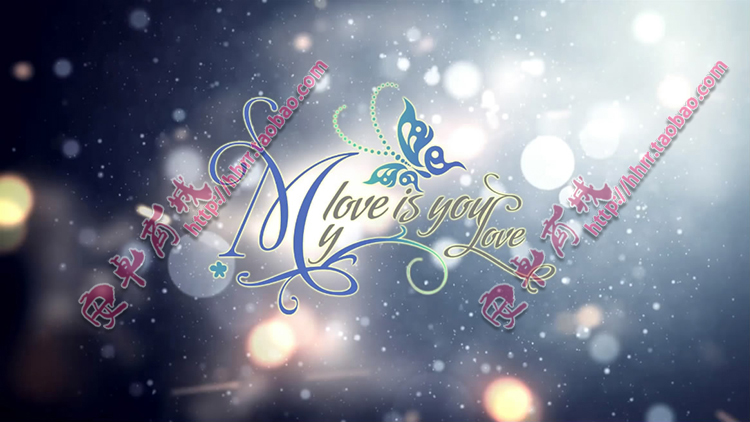 梦幻水晶爱情ED6高端婚礼片头模板 微电影MV开场预告EDIUS模板