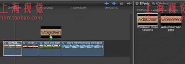 FCPX插件 Widescreen 宽屏幕效果 for Final Cut Pro X